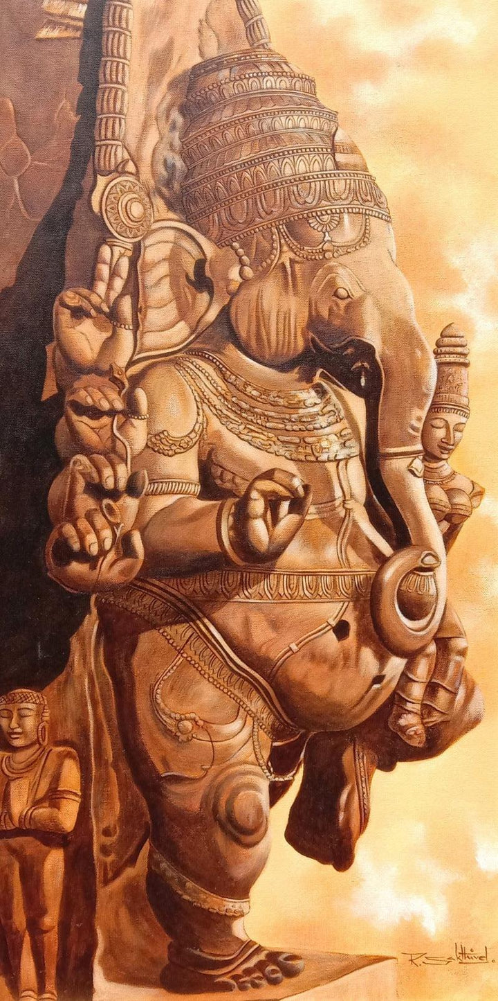 Vinayaka Madurai Painting by Sakthivel Ramalingam | ArtZolo.com