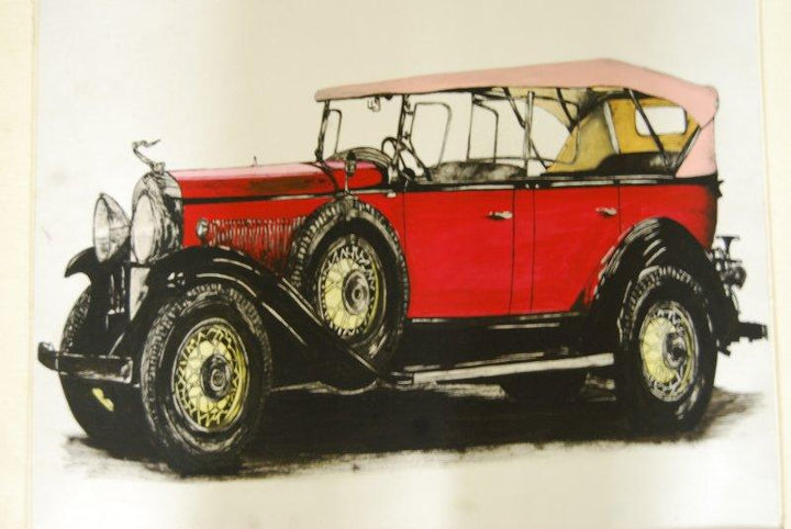 Vintage Car 1 Painting by Sakshi Jain | ArtZolo.com