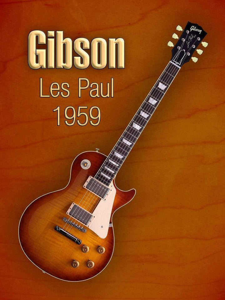 Vintage Gibson Les Paul 1959 Photography by Shavit Mason | ArtZolo.com