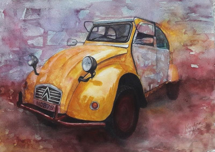 Vintage Series 11 Painting by Kanchan Hande | ArtZolo.com