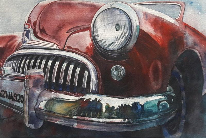 Vintage Series 8 Painting by Kanchan Hande | ArtZolo.com