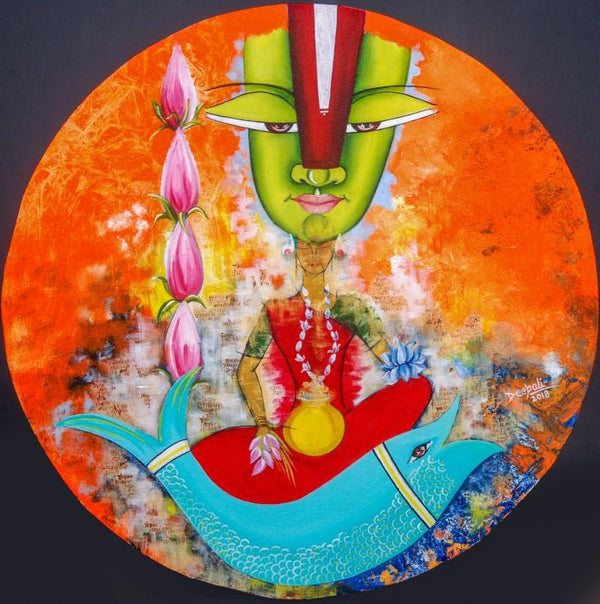 Virat Painting by Deepali Mundra | ArtZolo.com