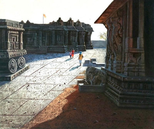 Vitthala Temple Hampi 10 Painting by Pravin Pasare | ArtZolo.com