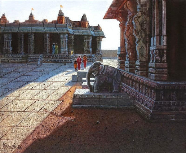 Vitthala Temple Hampi 22 Painting by Pravin Pasare | ArtZolo.com