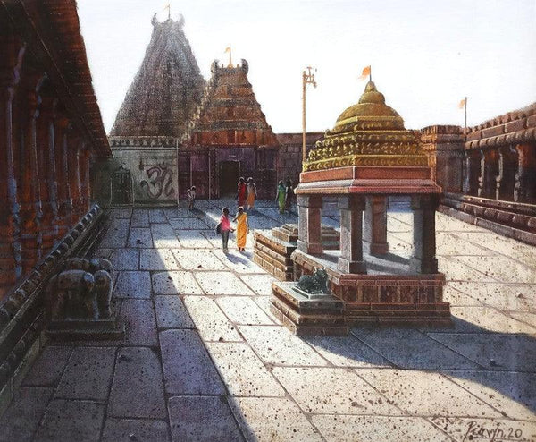 Vitthala Temple Hampi 24 Painting by Pravin Pasare | ArtZolo.com