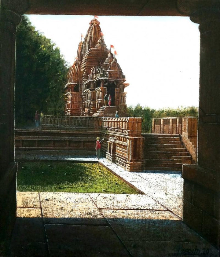 Vitthala Temple Hampi 29 Painting by Pravin Pasare | ArtZolo.com