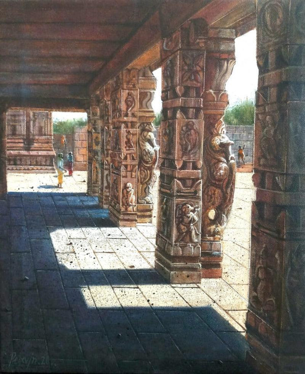 Vitthala Temple Hampi 30 Painting by Pravin Pasare | ArtZolo.com