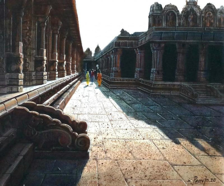 Vitthala Temple Hampi 32 Painting by Pravin Pasare | ArtZolo.com