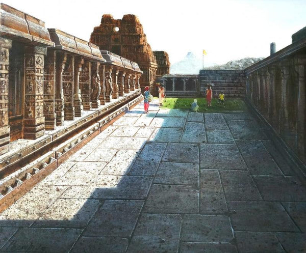 Vitthala Temple Hampi 37 Painting by Pravin Pasare | ArtZolo.com