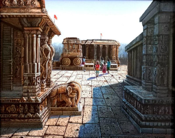 Vitthala Temple Hampi 52 Painting by Pravin Pasare | ArtZolo.com