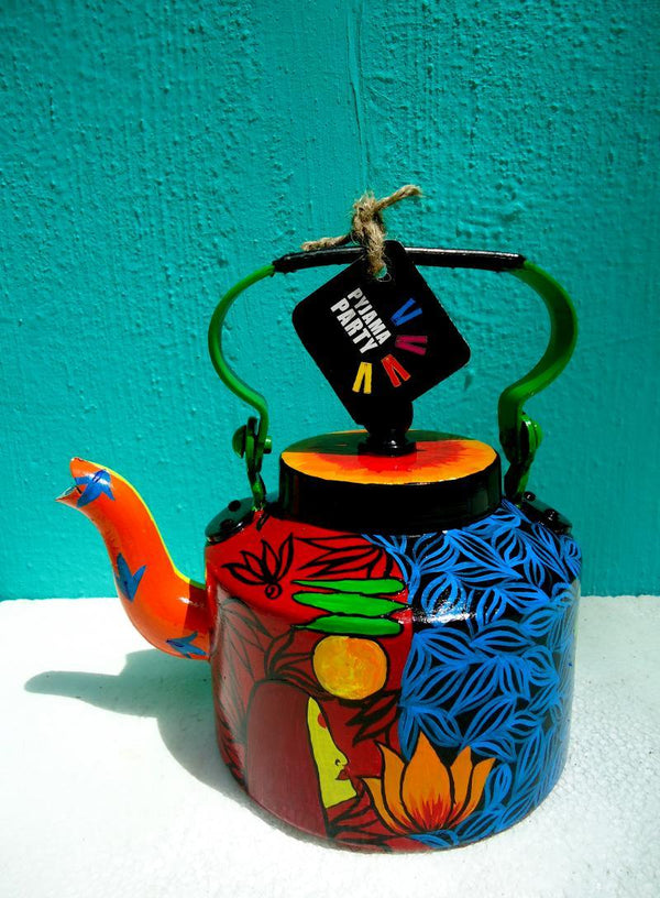 Voodoo Love Tea Kettle Handicraft by Rithika Kumar | ArtZolo.com