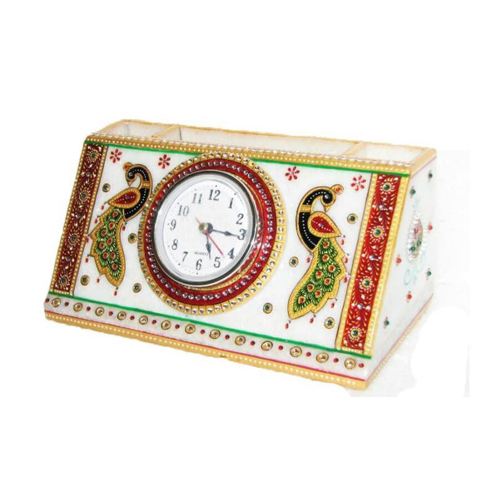 Watch With Pen Stand Handicraft by Ecraft India | ArtZolo.com