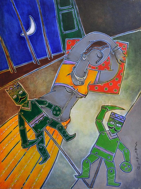 Watchmen Painting by Santanu Nandan Dinda | ArtZolo.com