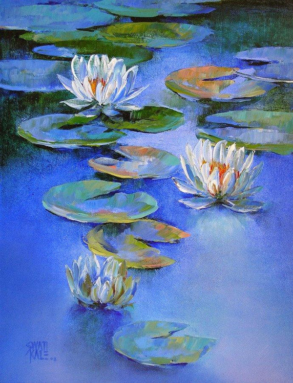 Water Lilies 19 Painting by Swati Kale | ArtZolo.com