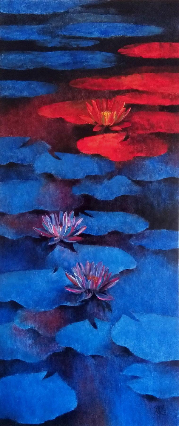 Waterlilies 3 Painting by Swati Kale | ArtZolo.com