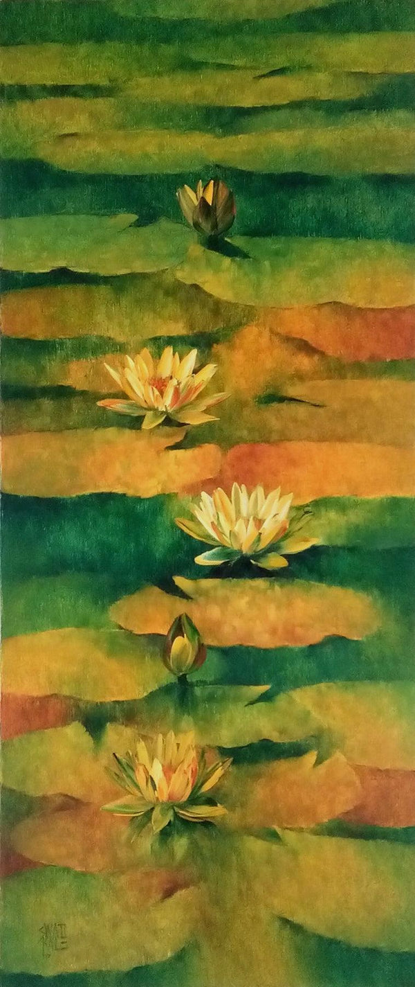Waterlilies 5 Painting by Swati Kale | ArtZolo.com