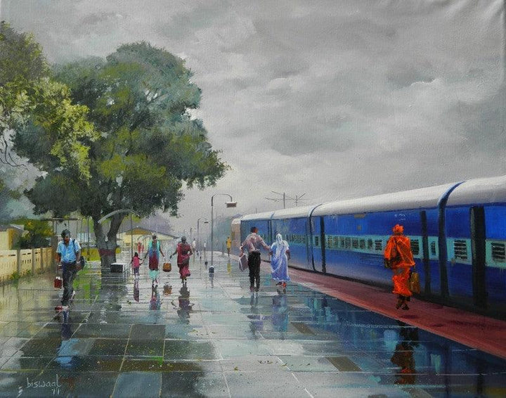Wet Platform Korba Painting by Bijay Biswaal | ArtZolo.com