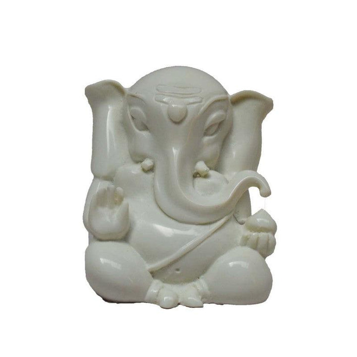 White Lord Ganesha Handicraft by E Craft | ArtZolo.com