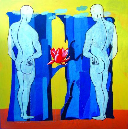 Who Is The Boss 4 Painting by Deepak Kumar Ambuj | ArtZolo.com