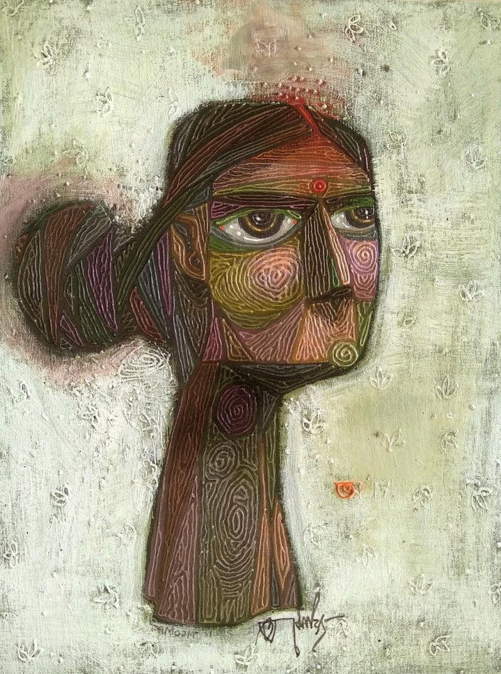 Willingly Untitled Painting by Tamojit Bhattacharya | ArtZolo.com