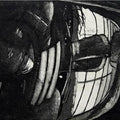 Other etching drawing titled 'Window', 4x5 inches, by artist Kinnari Tondalekar on Paper