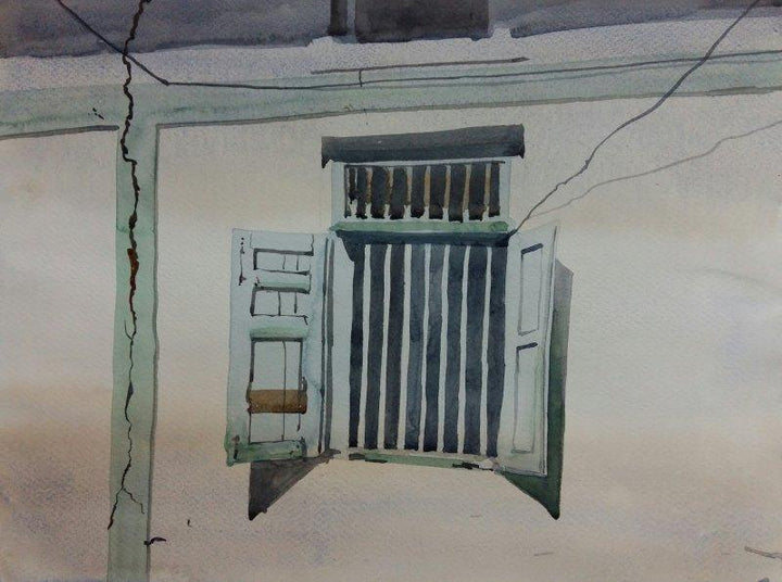 Window Of A Wall Painting by Kiran Gunjkar | ArtZolo.com