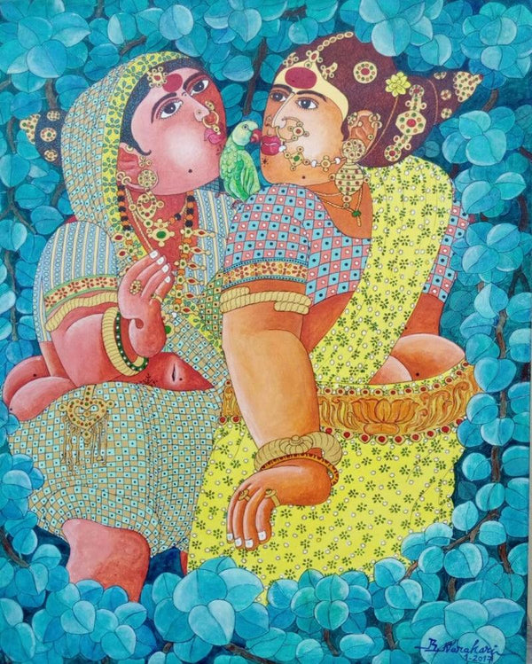 Women 3 Painting by Bhawandla Narahari | ArtZolo.com
