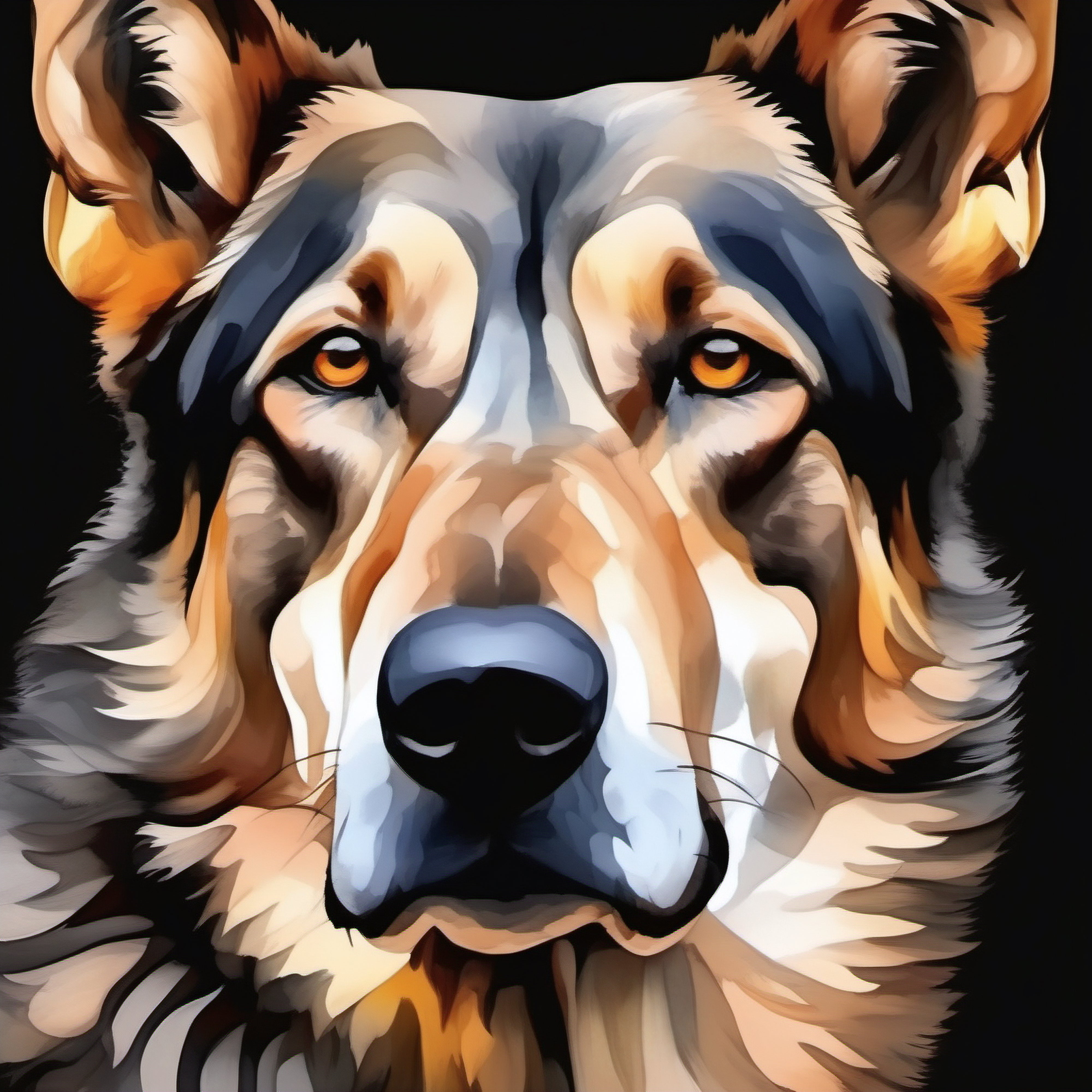 Woolf  by artist  Abir Dasgupta  on  Canvas