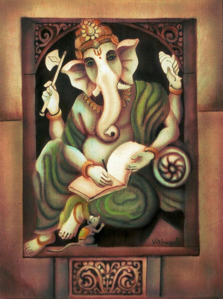 Writing Ganesha II ArtZolo.com