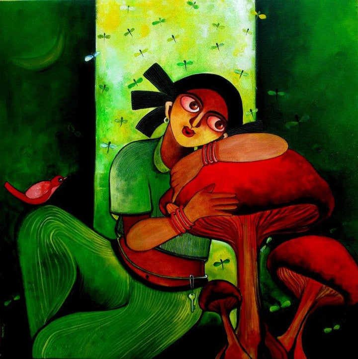 Yochana Painting by Sharmi Dey | ArtZolo.com
