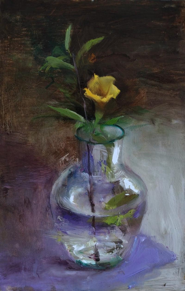 Yellow Beauty Painting by Surabhi Gulwelkar | ArtZolo.com
