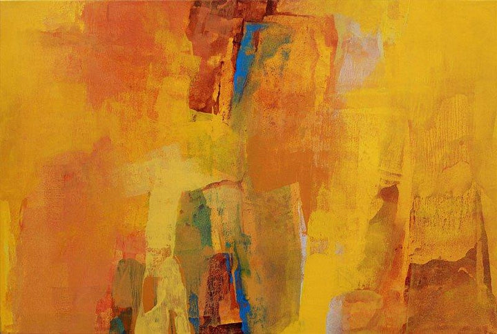 Yellow Realm Painting by Siddhesh Rane | ArtZolo.com