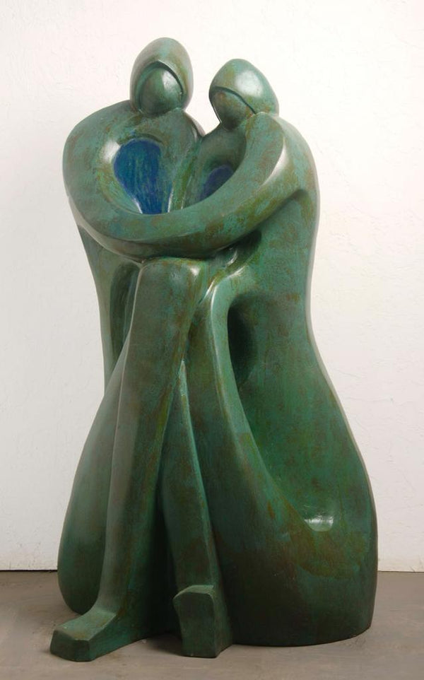 Ying Yang Sculpture by Renu Khandelwal | ArtZolo.com