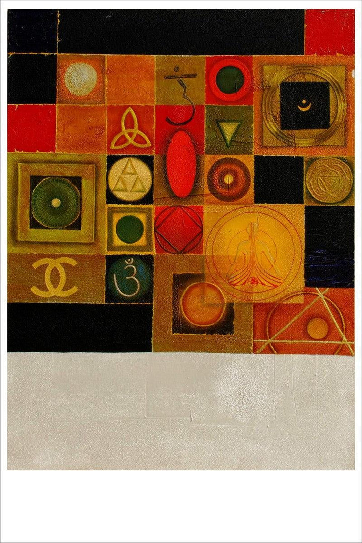 Yogic Mantra 1 Painting by Anurag Swami | ArtZolo.com