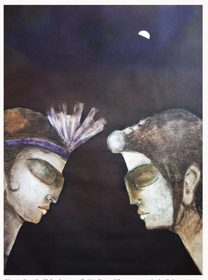 You And Me I Painting by Manoj Muneshwar | ArtZolo.com