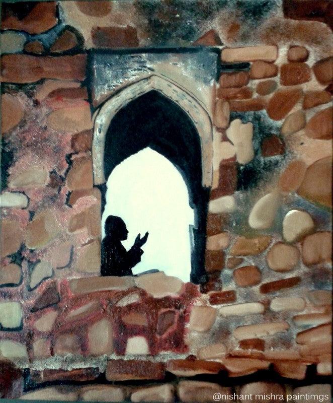 Ziyarat Painting by Nishant Mishra | ArtZolo.com