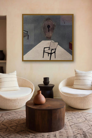 A Mystery To Deepen (The Key to Solitude) by artist Samruddhi Patil displayed in a Contemporary gallery