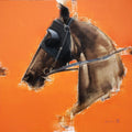 Animals acrylic oil painting titled 'A Winning Bet', 36x36 inches, by artist Aditya Shirke on Canvas