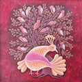 'Aashray' animals acrylic painting by artist Rashmi Shivhare, 18x18 inch, on canvas