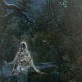 Abhisarika Nayika' religious oil painting by artist Abhisarika Nayika, 30x18 inch, on canvas