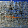 Abstract 11' abstract acrylic painting by artist Jyotsna Sonavane, 29x35 inch, on canvas