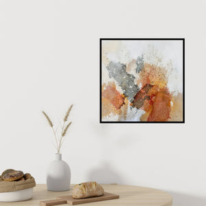 In-situ view of Madhuri Kathe's 'Abstract 13 (Textured Dreamscape)' painting in a room