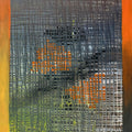 Abstract 14' abstract acrylic painting by artist Jyotsna Sonavane, 35x29 inch, on canvas