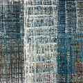Abstract 16' abstract acrylic painting by artist Jyotsna Sonavane, 42x78 inch, on canvas