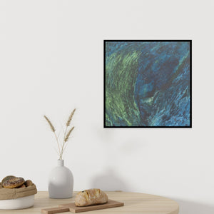 In-situ view of Prakash Bal Joshi's 'Abstraction 1 (Abstraction)' painting in a room