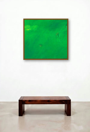 Abstraction by artist Prakash Bal Joshi displayed in a Traditional Reception Area