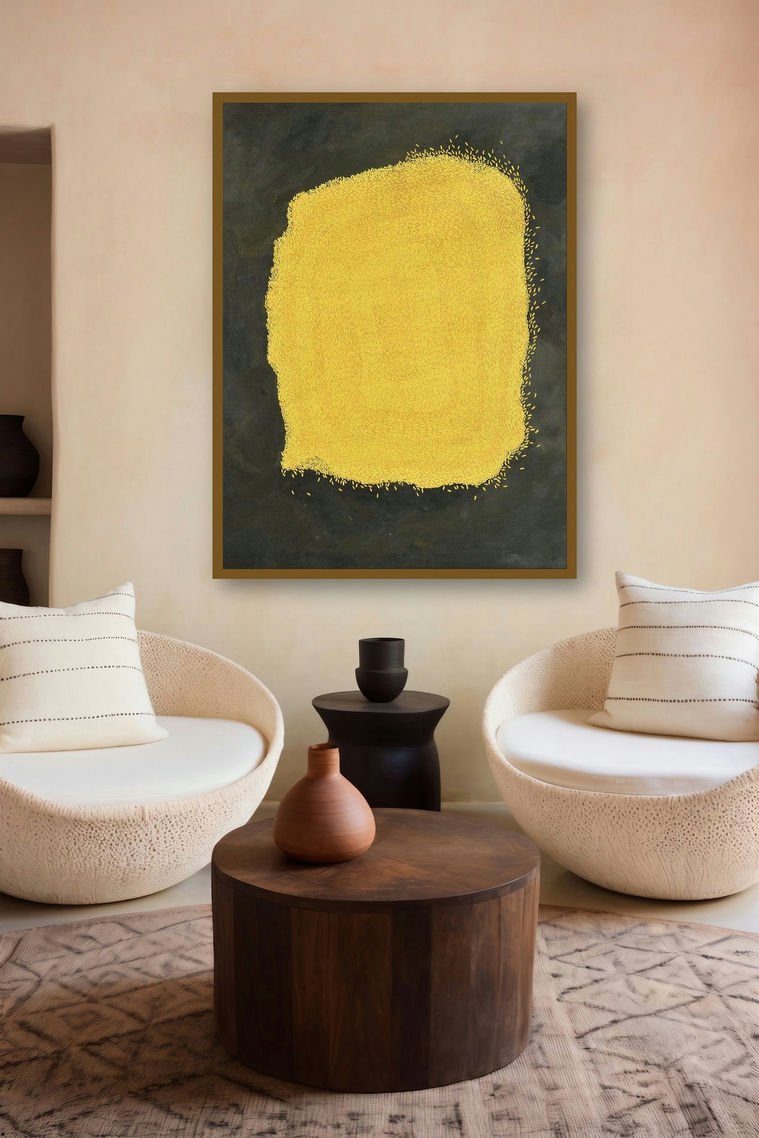 Actual (Harvest Abundance) by artist Santanu Debnath displayed in a Contemporary gallery
