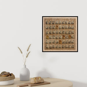 In-situ view of Jitendra Thorat's 'Addiction 2 (Tea Time)' painting in a room