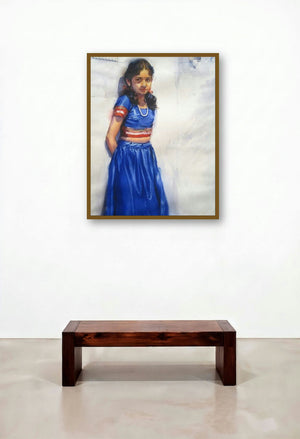 Aditi by artist Vijay Jadhav displayed in a Urban Loft Study