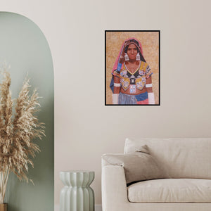 In-situ view of Gopal Nandurkar's 'Aesthetic Elements Of Life' painting in a room